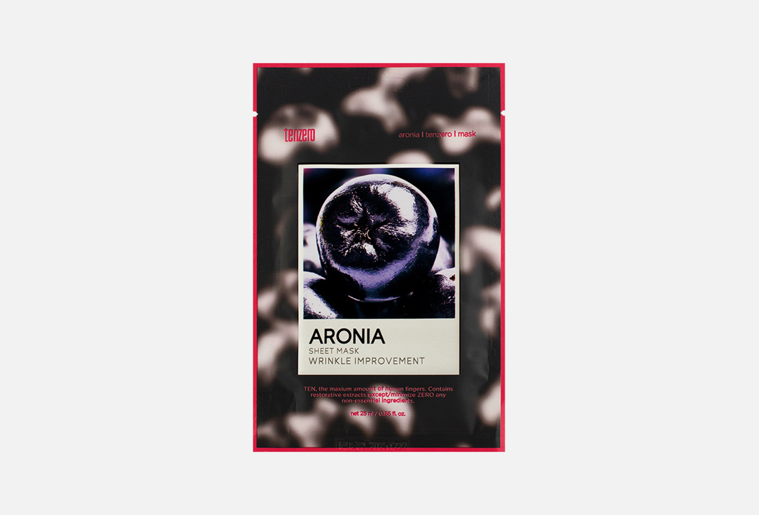 Тканевая маска с экстрактом черноплодной рябины TENZERO Aronia  1 шт
