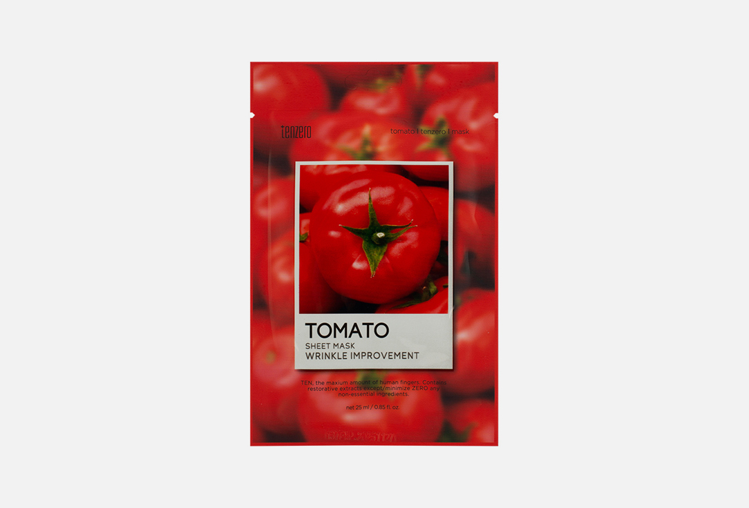 Тканевая маска с экстрактом томата TENZERO Tomato  1 шт