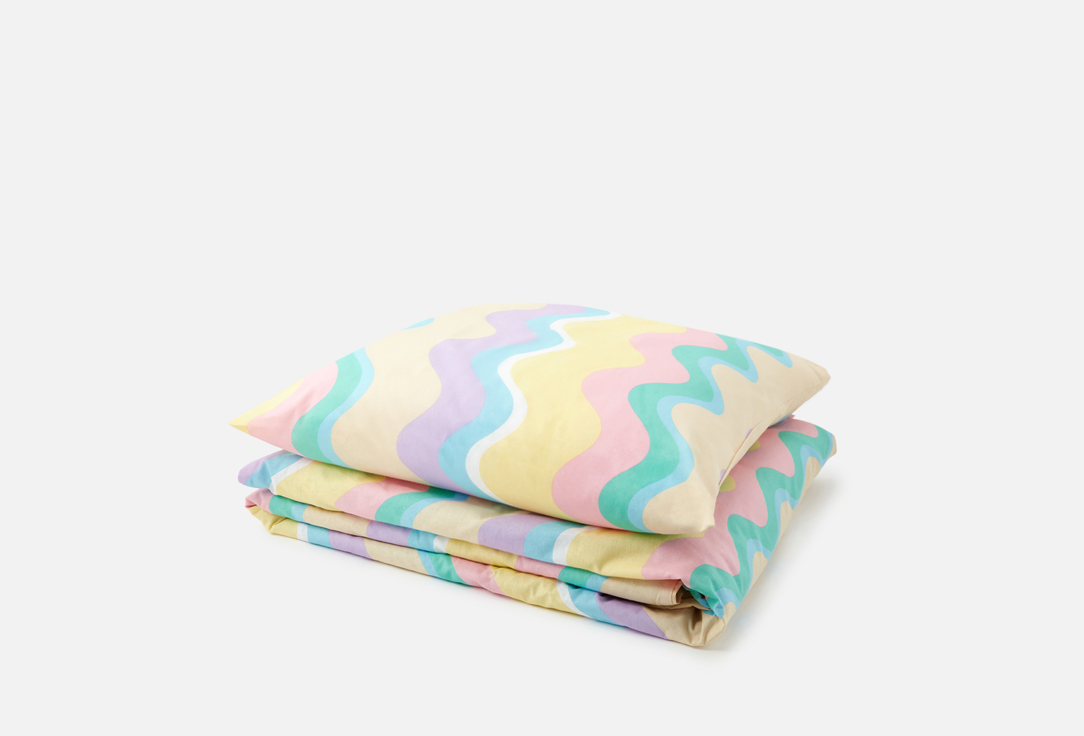 Изображение товара Комплект постельного белья Веселина Вэйв двуспальный бязь 100% хлопок Россия