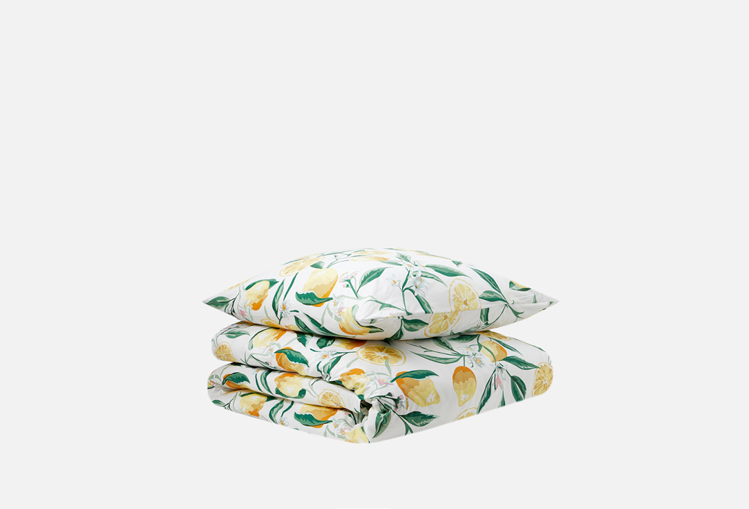 Изображение товара Комплект постельного белья Ночь Нежна Лимоны поплин 2-спальный 70х70