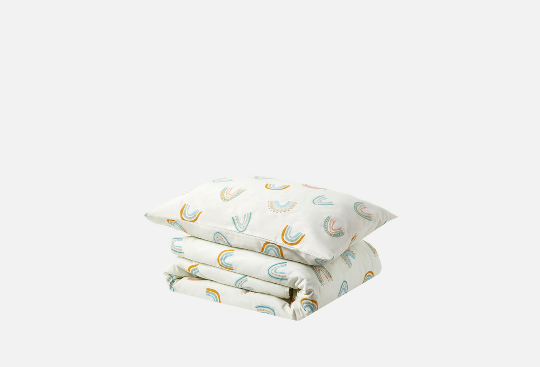 Изображение товара Детский комплект постельного белья Ночь Нежна Рейнбоу, Бязь, Бэби, Детский