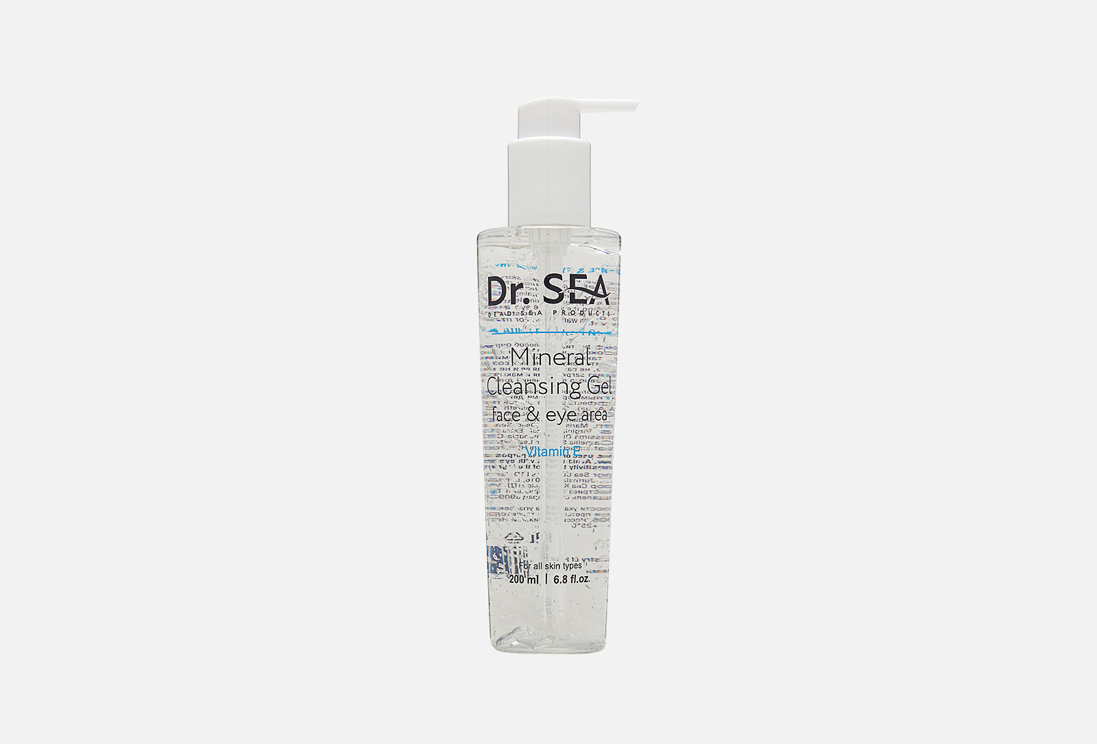 Dr.Sea Очищающий гель для лица и глаз VITAMIN E 200 мл — купить, цена в ...