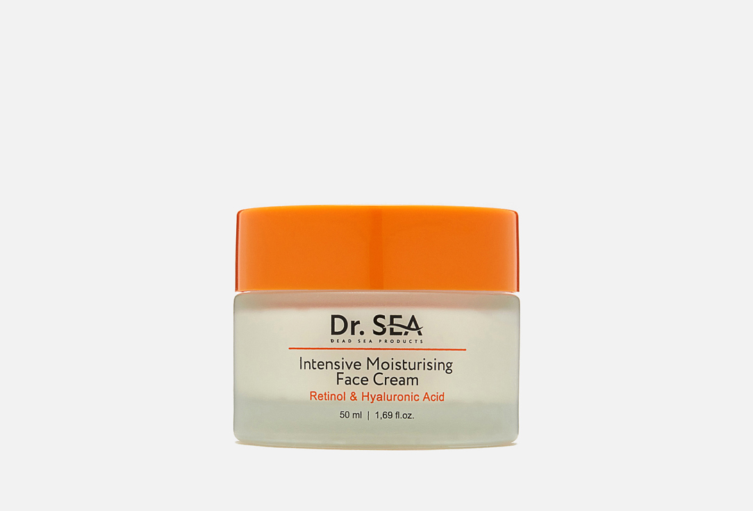 Изображение товара ИНТЕНСИВНЫЙ УВЛАЖНЯЮЩИЙ КРЕМ ДЛЯ ЛИЦА Dr.Sea RETINOL & HYALURONIC ACID