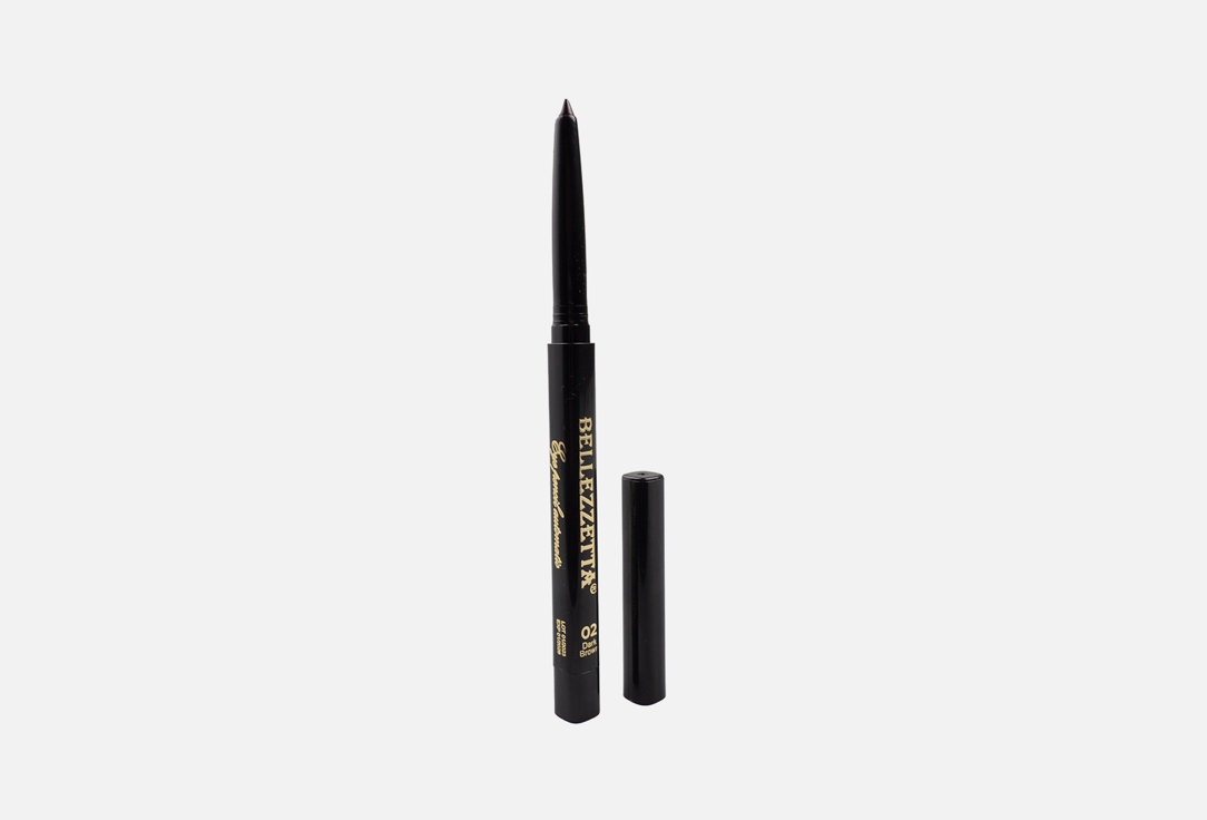 Автоматический карандаш для глаз BELLEZZETTA Automatic eyeliner 02, Dark brown