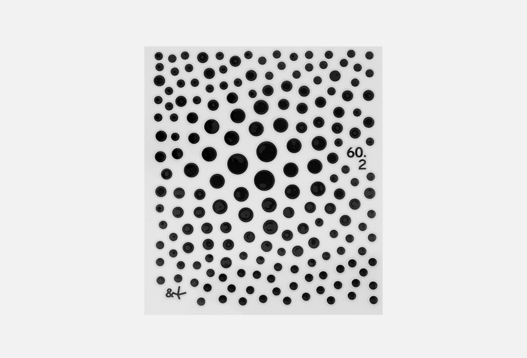 Изображение товара наклейки для ногтей andplus nail stickers 60.2 black