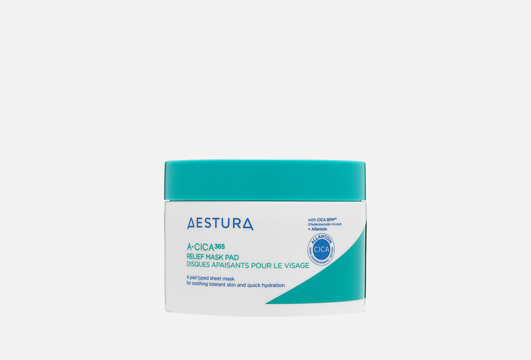 Изображение товара Успокаивающие маска-пэды для лица AESTURA A-cica365 relief mask pad