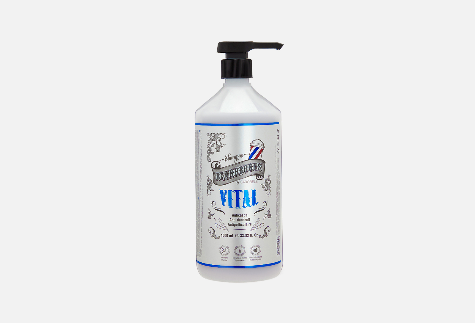Beardburys Шампунь для волос против перхоти Vital Shampoo 1000 мл ...