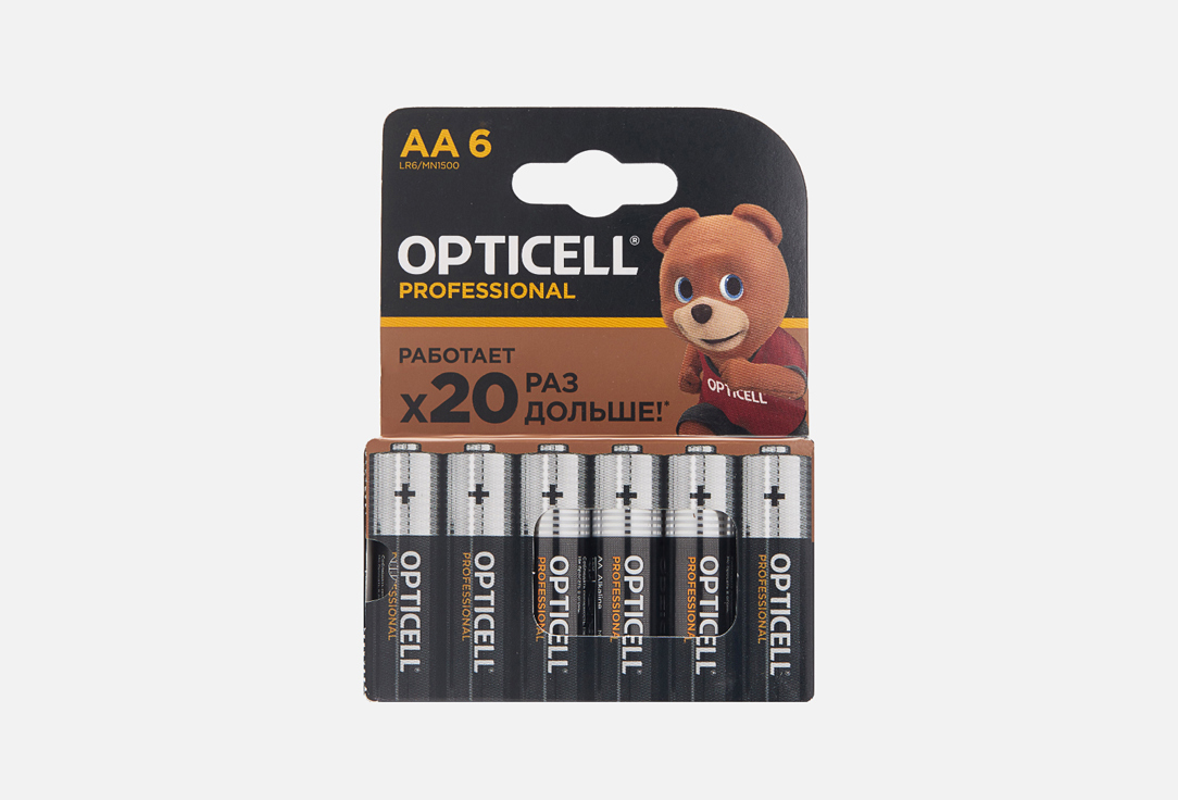 Батарейки OPTICELL PROFESSIONAL AA 6 шт