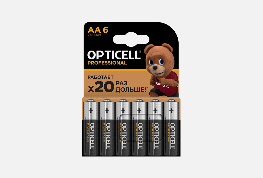 Батарейки OPTICELL PROFESSIONAL AA 6 шт