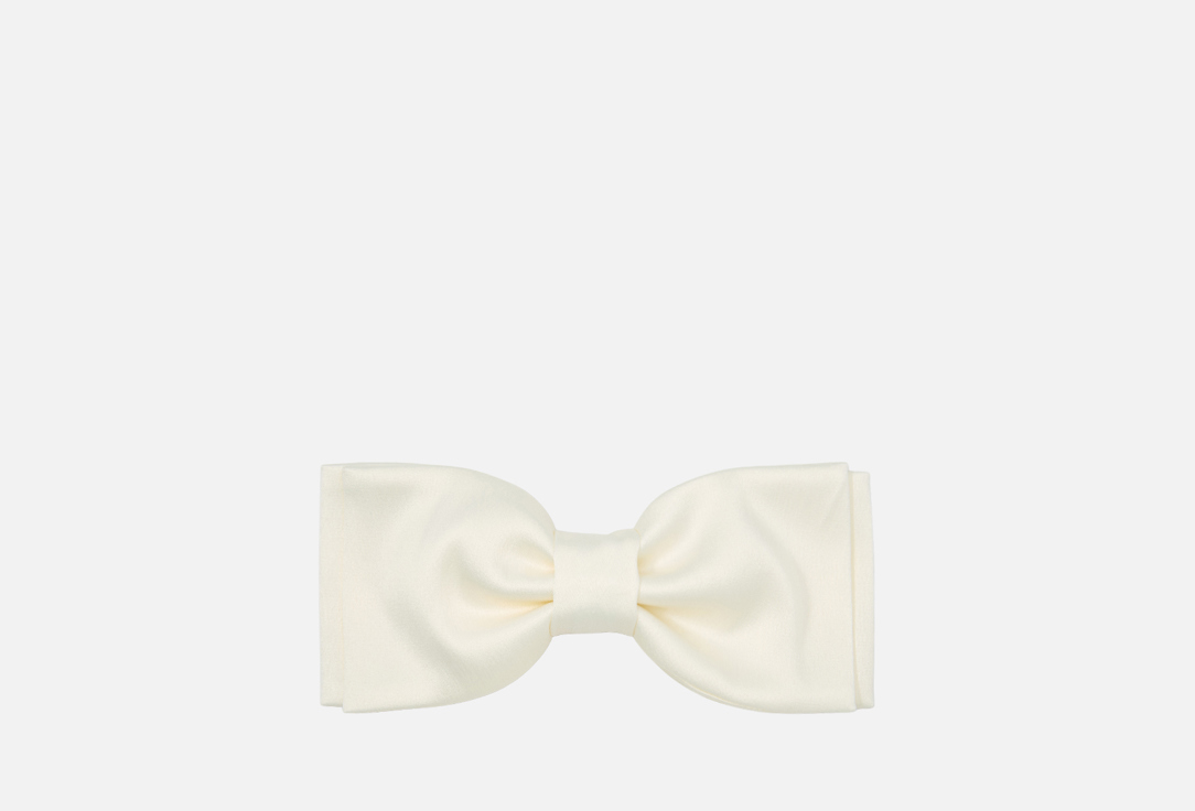 Изображение товара Заколка-бант для волос la sirène Double Satin слоновая кость