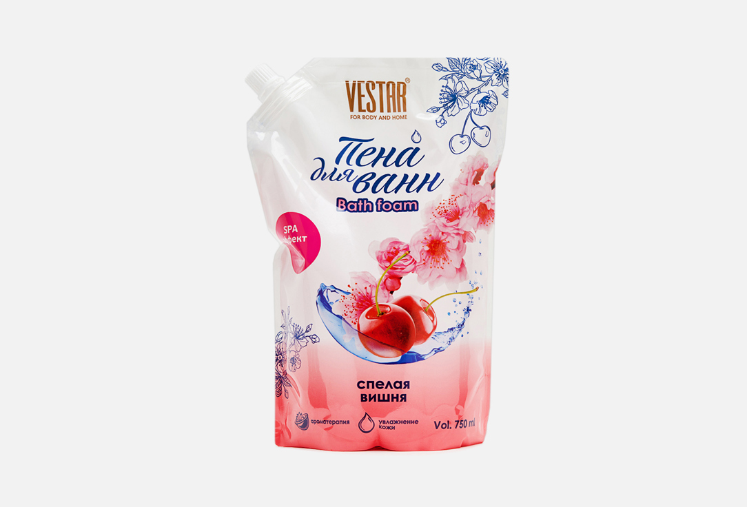 Изображение товара Пена для ванн Vestar Спелая вишня 800 мл для мягкости и релаксации