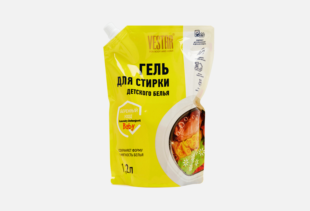 Изображение товара Гель для стирки Vestar для детского белья 1000 мл безопасный и эффективный