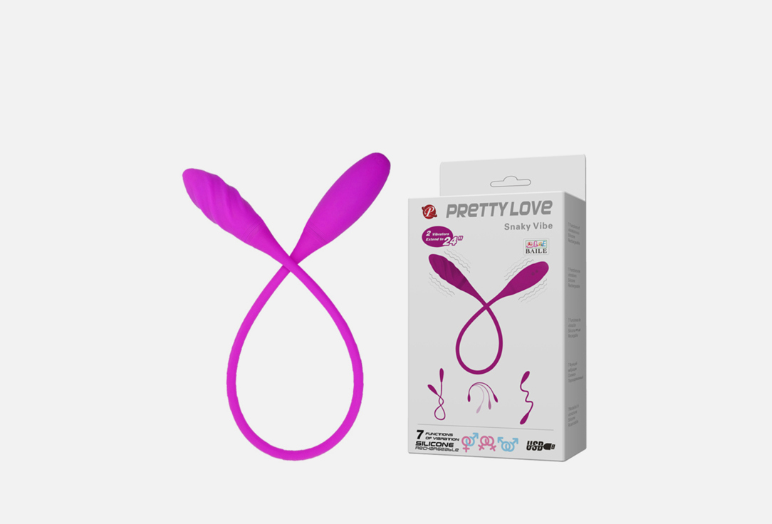 Изображение товара Анально вагинальный вибромассажер на гибком стержне Pretty Love snaky vibe