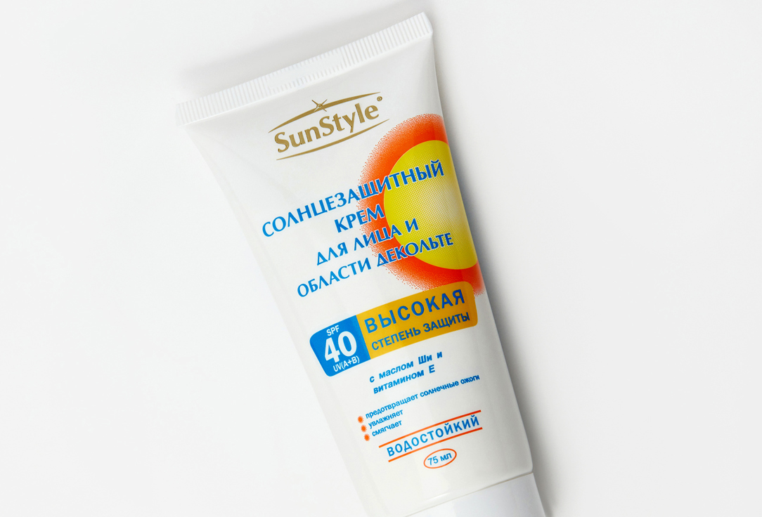 Крем для лица и области декольте солнцезащитный SPF40 Лучшие Традиции Sun Protection 