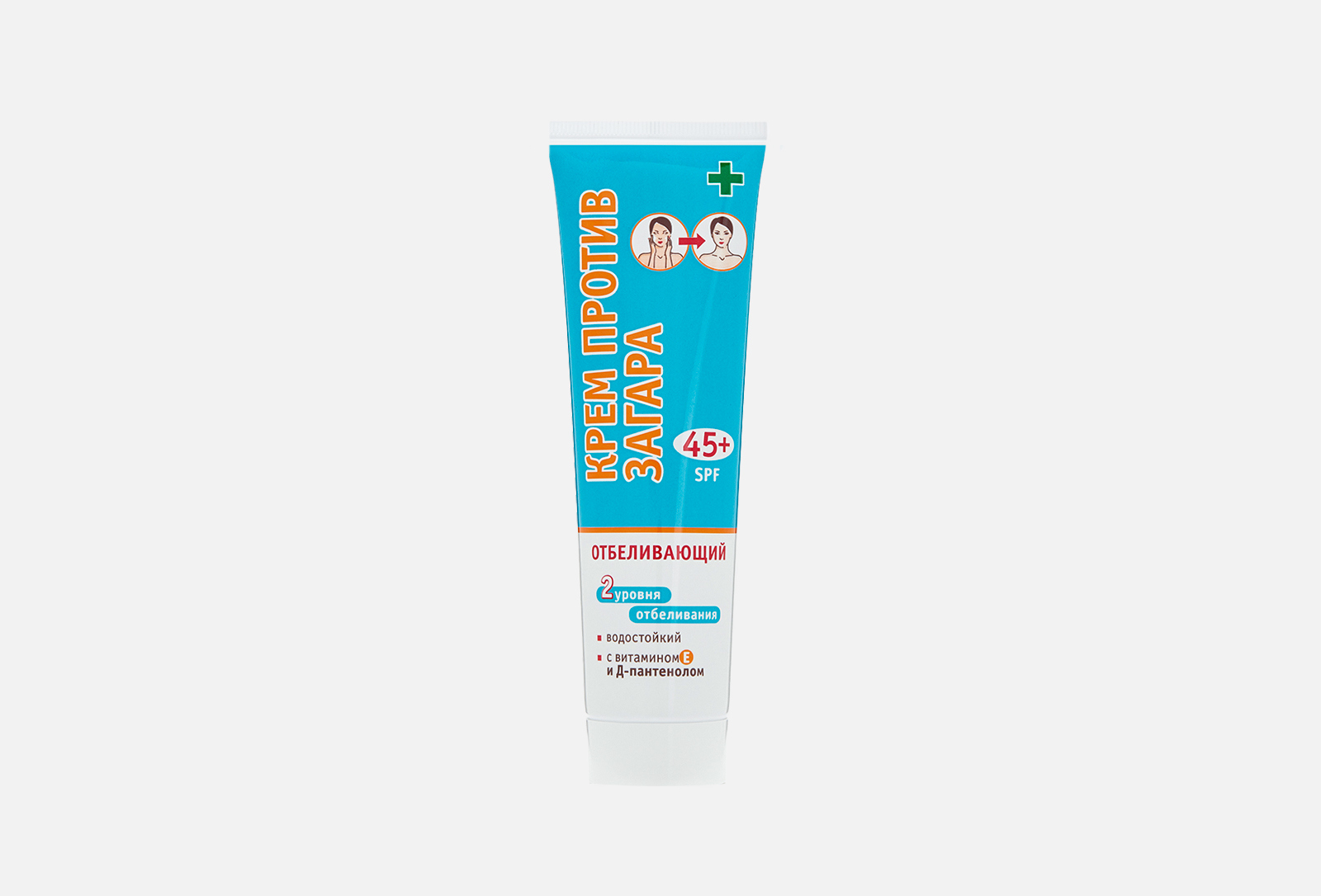 Лучшие Традиции Крем против загара для лица SPF45+ Whitening 2 levels ...