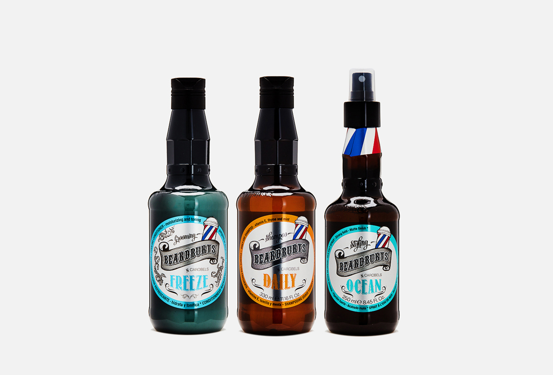 

набор для волос BEARDBURYS, Для ежедневного применения 3 шт