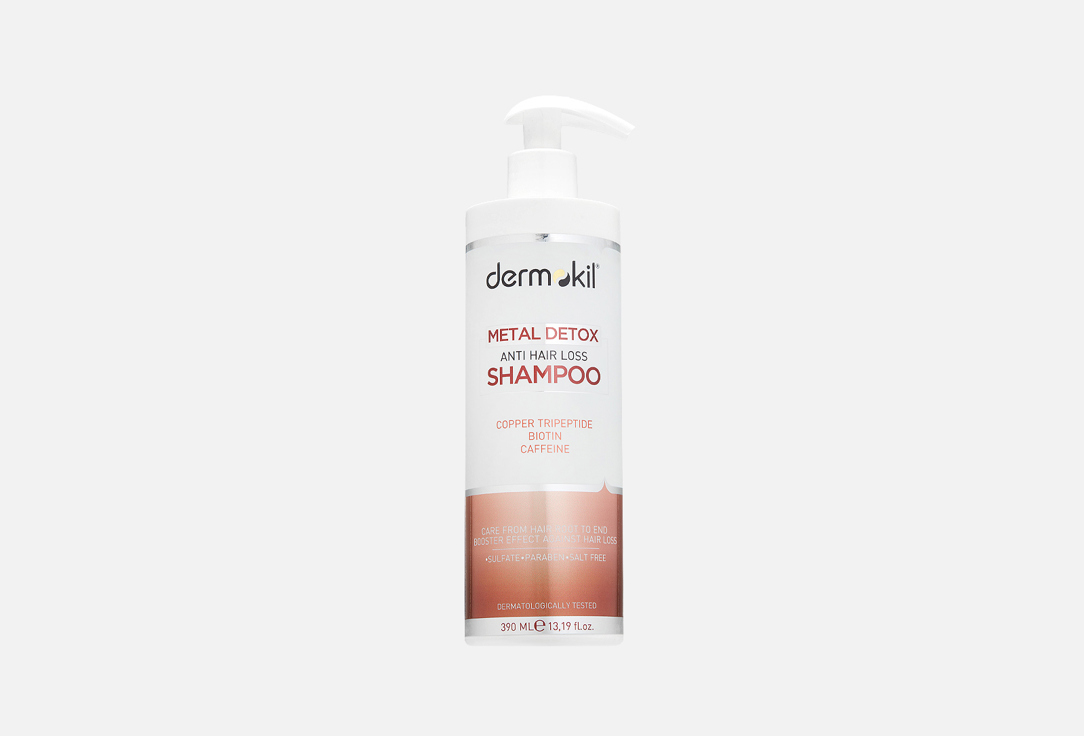

ШАМПУНЬ против выпадения волос DERMOKIL, Metal Detox Anti Hair Loss 390 мл