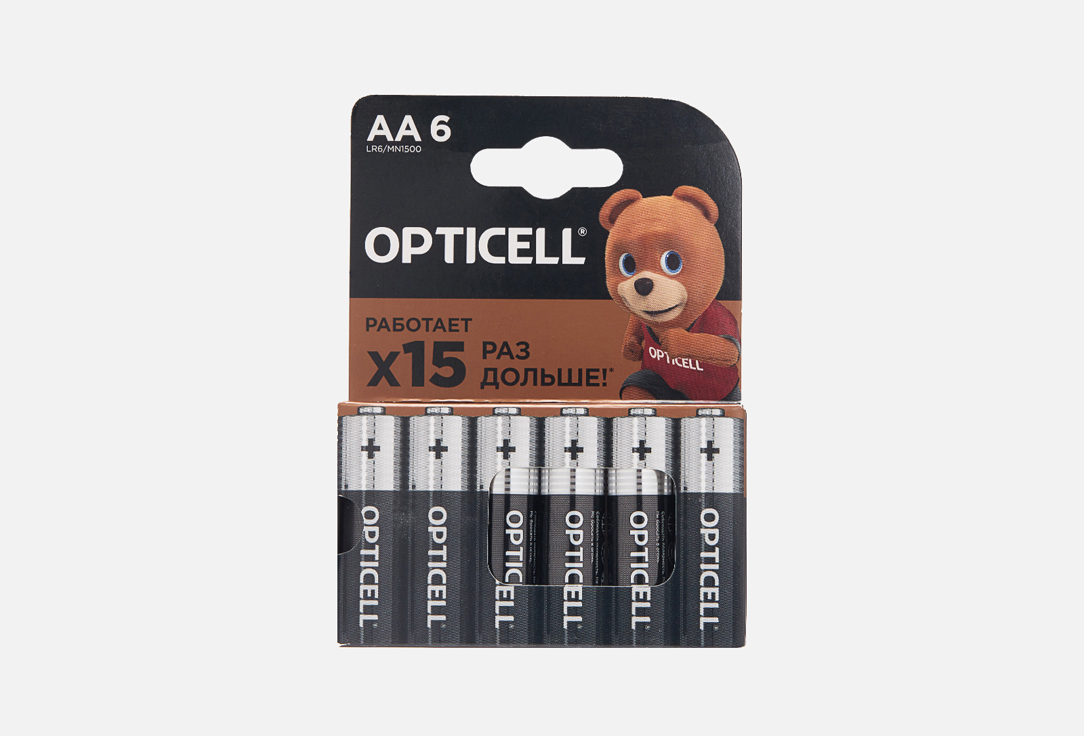 

Батарейки OPTICELL, Basic AA 6 шт