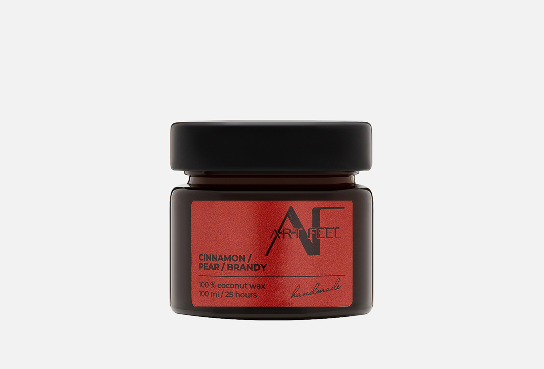 Изображение товара Свеча ароматическая ART FEEL cinnamon, pear, brandy