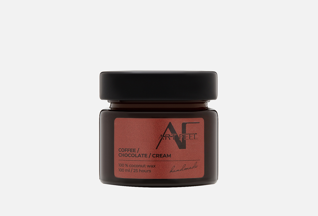 

Свеча ароматическая ART FEEL, Белый, Coffee, chocolate, cream 100 мл