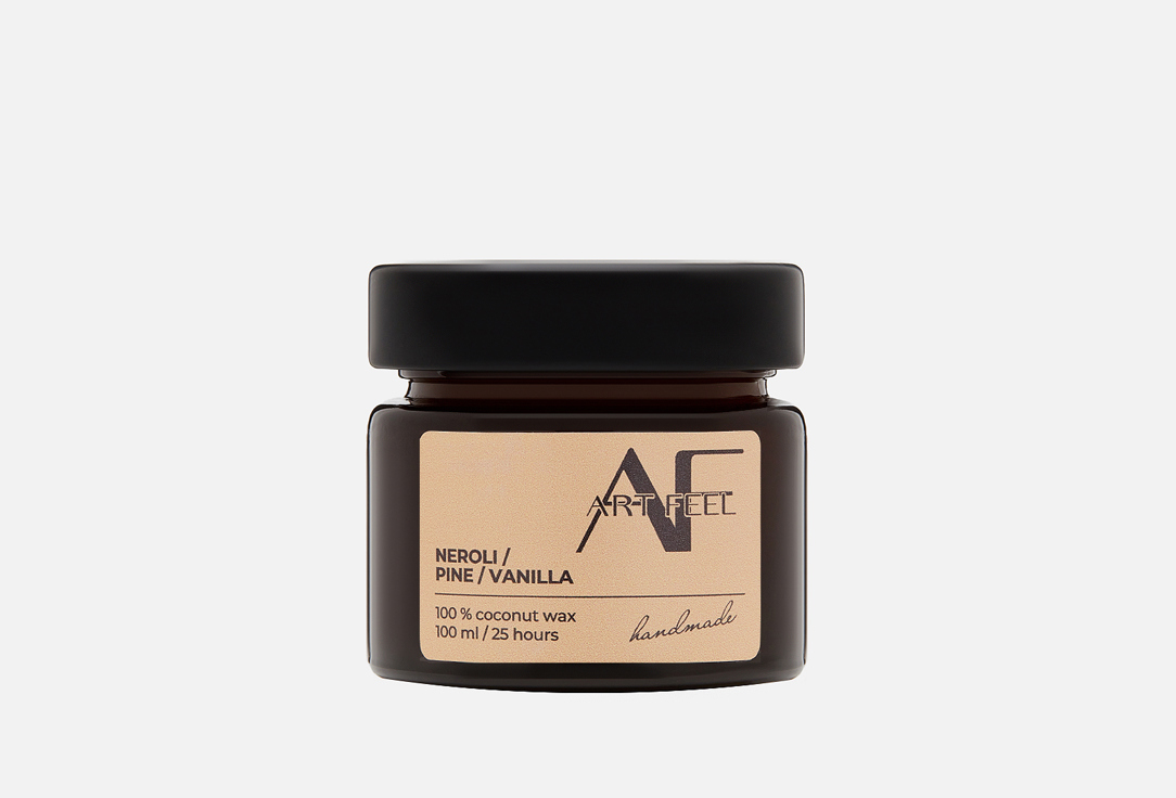 Свеча ароматическая ART FEEL Neroli, pine, vanilla 100 мл