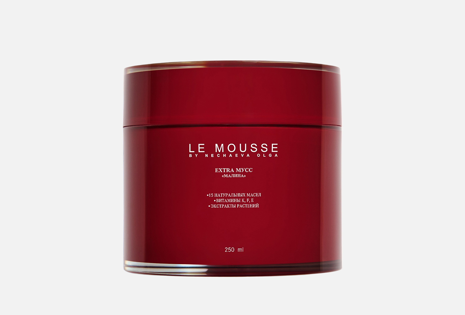 LE MOUSSE BY NECHAEVA OLGA мусс для тела Raspberry 250 мл — купить