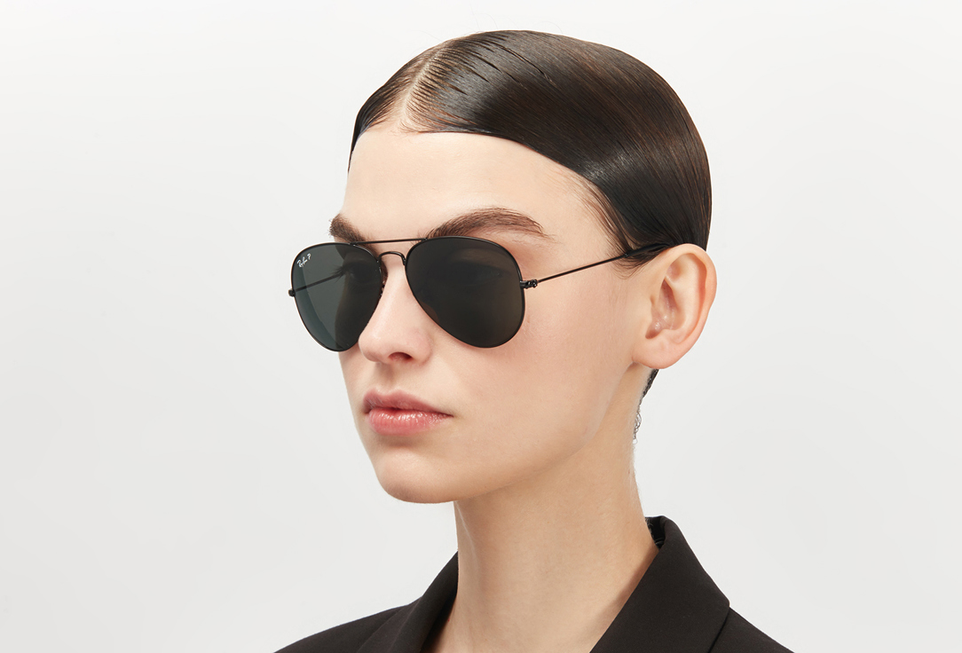 

Очки солнцезащитные RAY-BAN, Черный, Aviator classic rb3025-002/48/58-14 1 шт