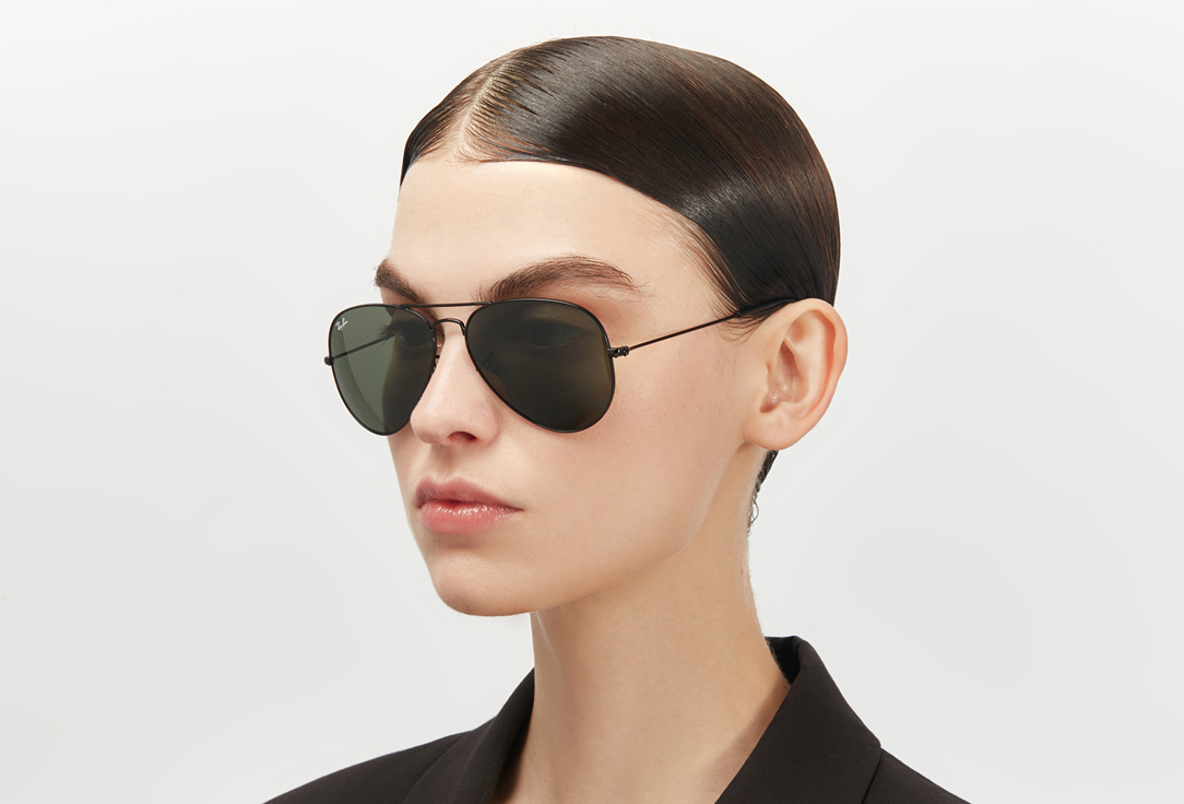

Очки солнцезащитные RAY-BAN, Черный, Aviator classic rb3025-l2823/58-14 1 шт