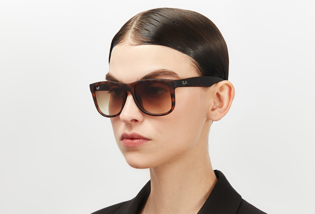 

Очки солнцезащитные RAY-BAN, Черный, Justin classic rb4165f-856/13/54-17 1 шт