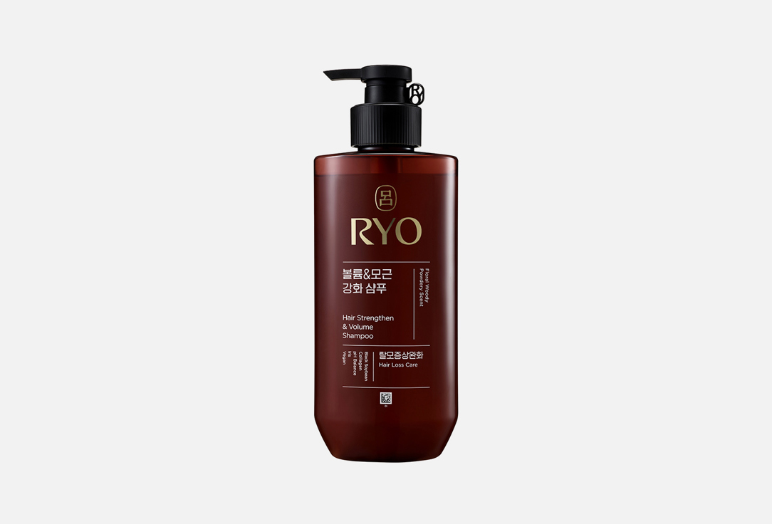 

Шампунь для укрепления и объема волос RYO, Hair Strengthen & Volume Shampoo 480 мл