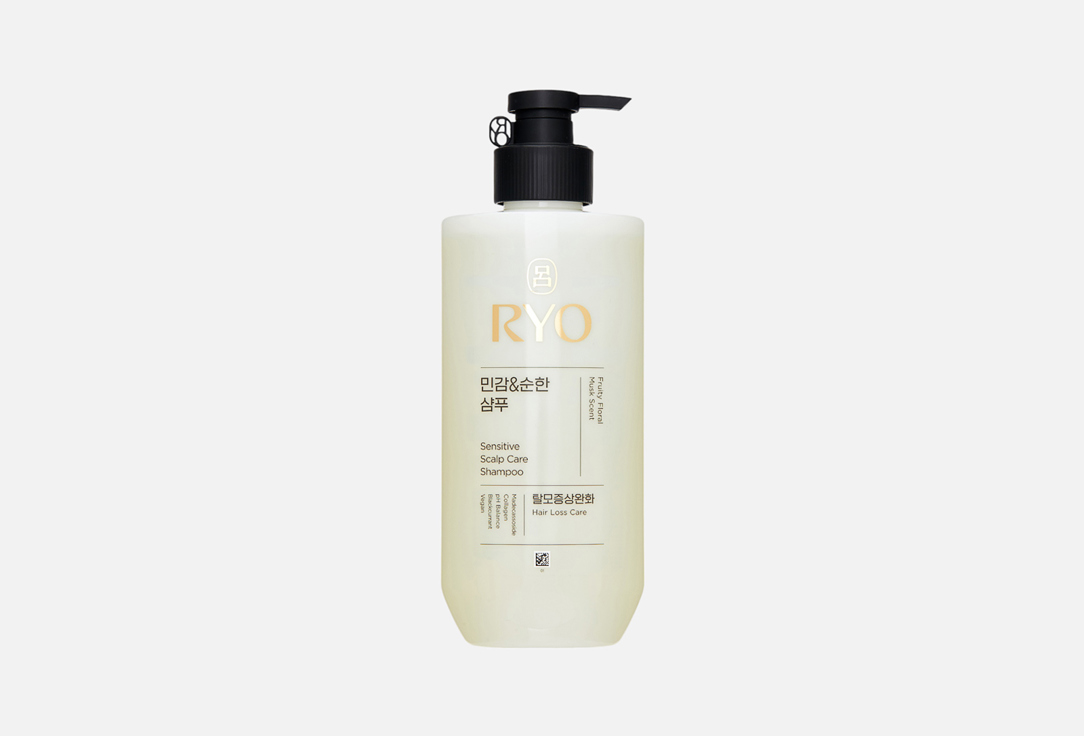 

Шампунь для волос RYO, Sensitive Scalp Care Shampoo 480 мл