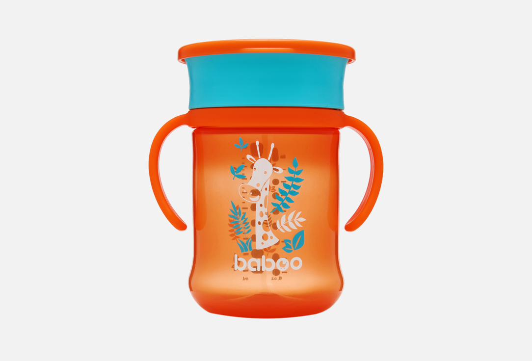 

Кружка-поильник BABOO, 6мес+, Safari Orange 1 шт