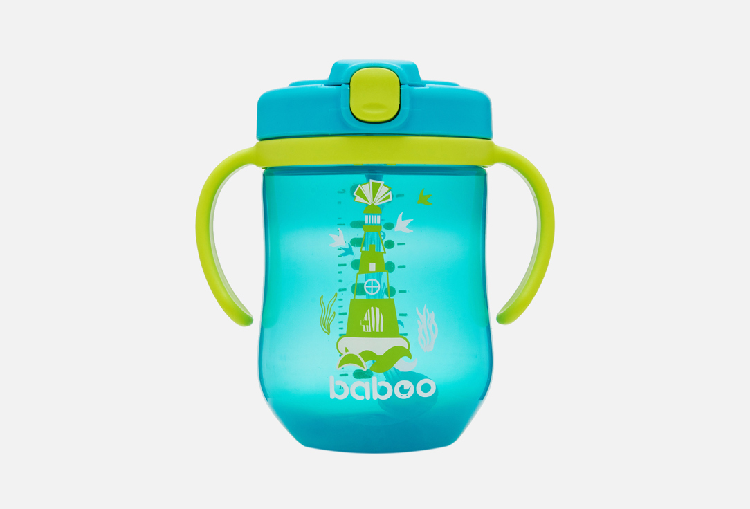 

Кружка-поильник BABOO, 9мес+, Marine Green 1 шт