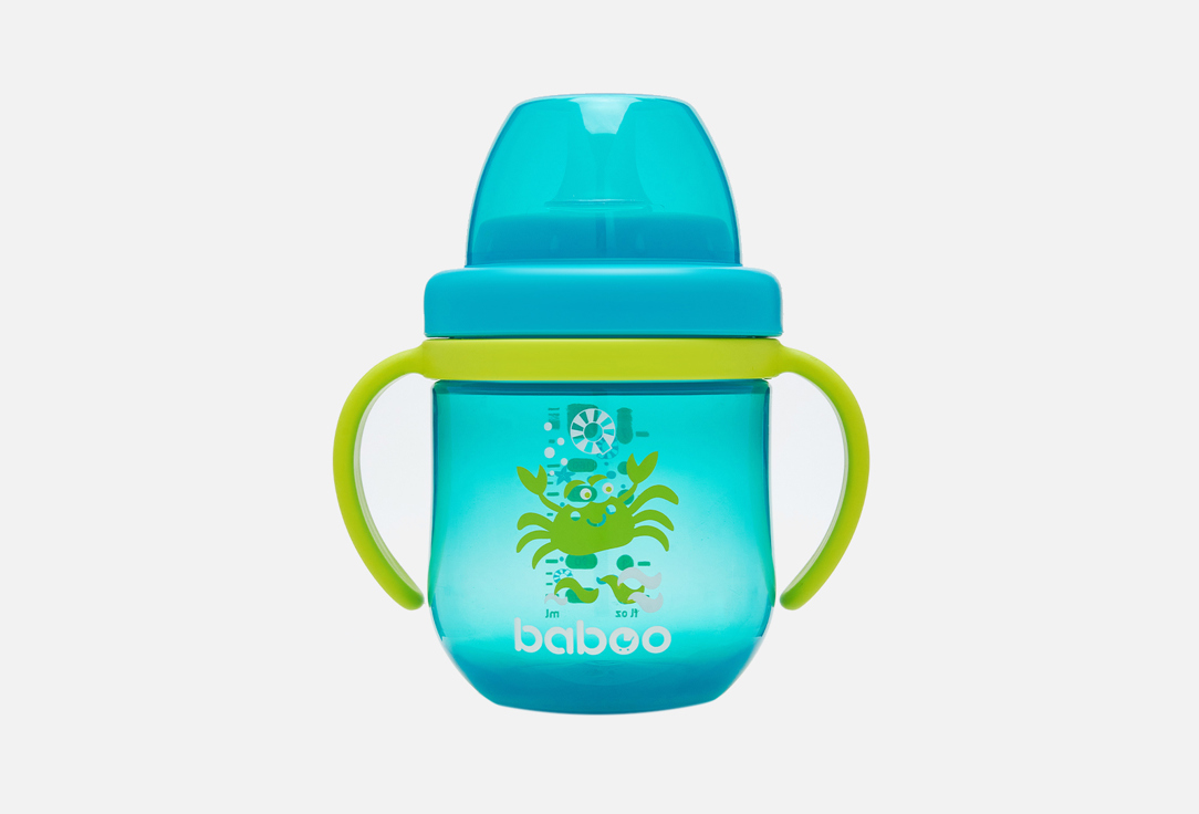 

Кружка-поильник BABOO, 6+мес, Marine Green 1 шт