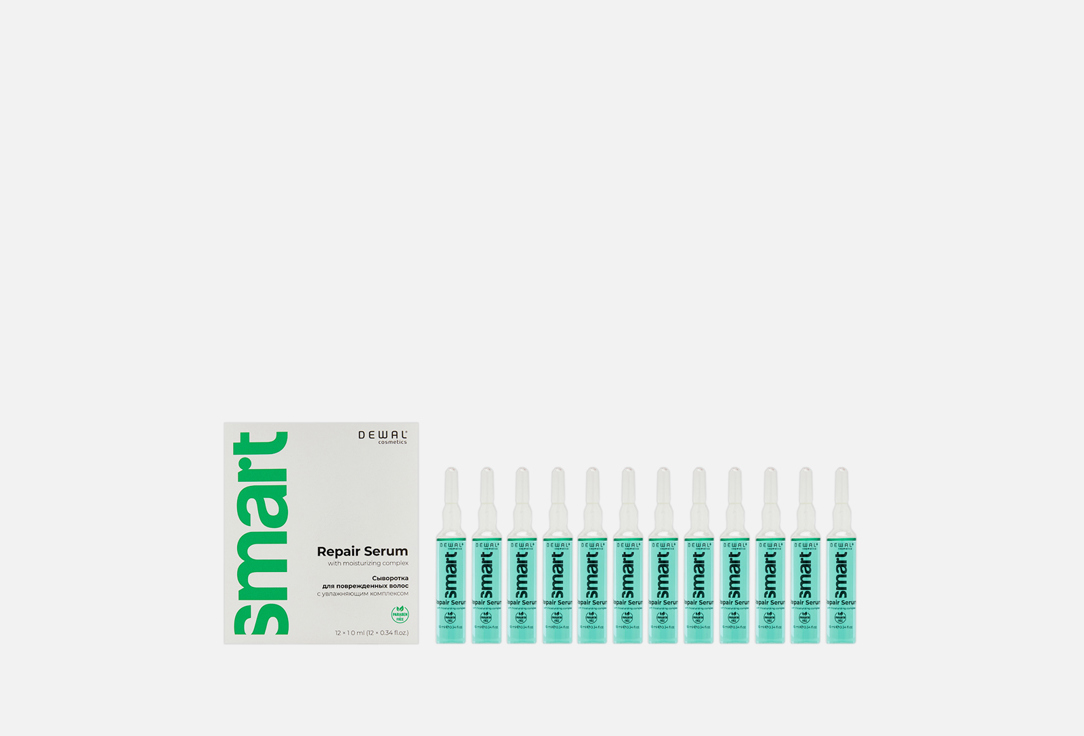 Изображение товара Сыворотка для поврежденных волос Dewal Cosmetics Repair 12 шт*10 мл Италия