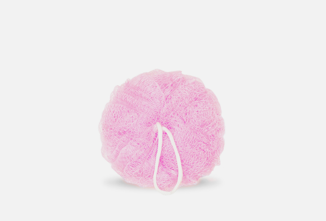 Мочалка нейлоновая шар VIVAL розовая  