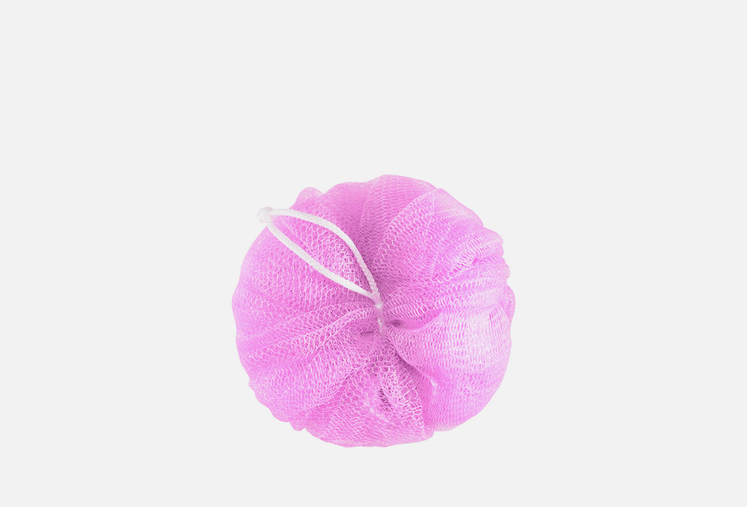 Мочалка из нейлона большая Шар VIVAL розовая 