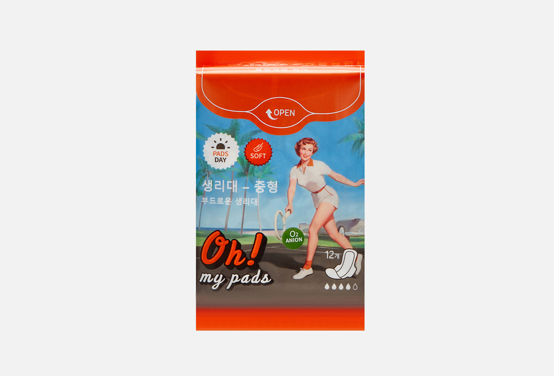Гигиенические прокладки CONSLY Oh! My Pads – In the Day 12 шт