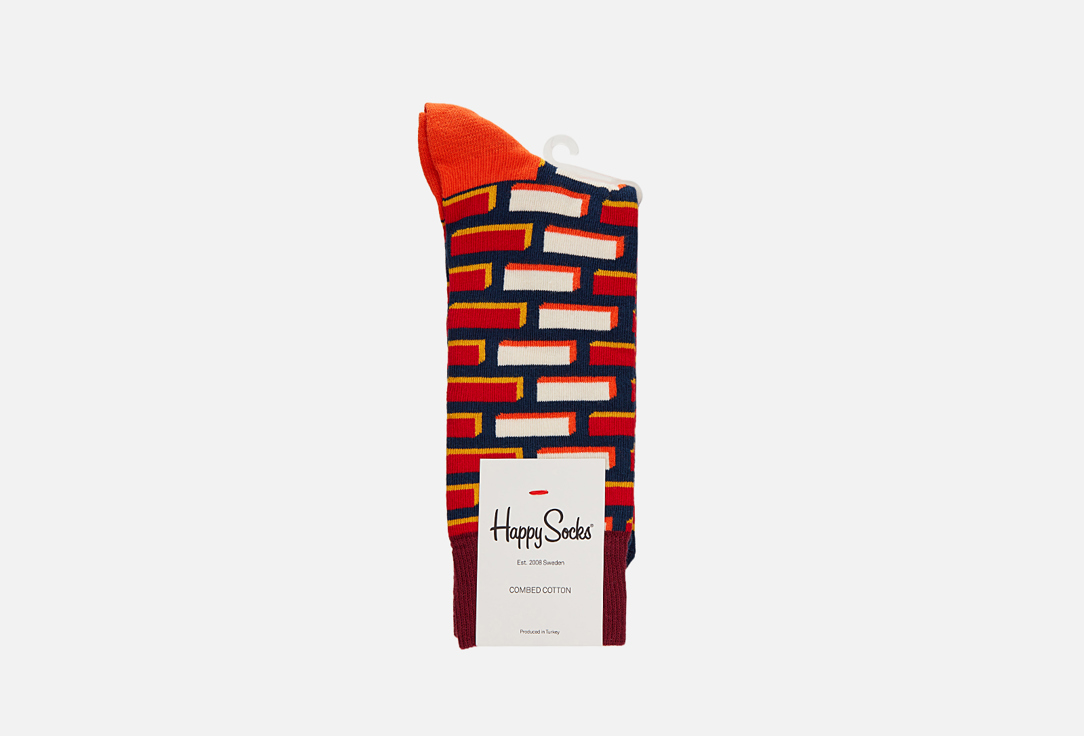 

Носки HAPPY SOCKS, Черный, Brick 41-46 мл