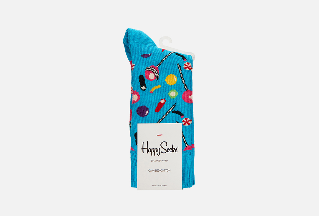 

Носки HAPPY SOCKS, Голубой, Candy 36-40 мл