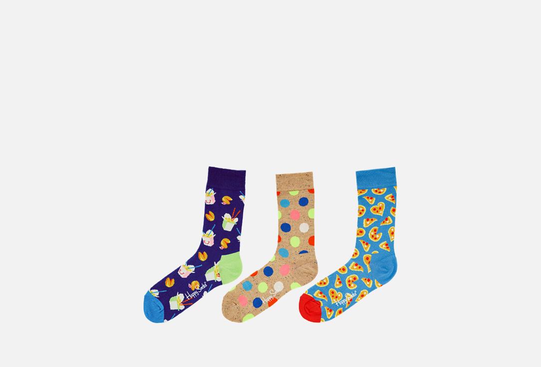 

Набор носков HAPPY SOCKS, Pizza Loves 36-40 мл