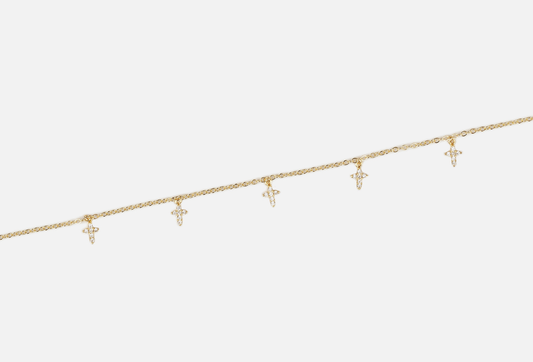Колье VERUSCHKA С подвесками кресты в золоте 1 шт
