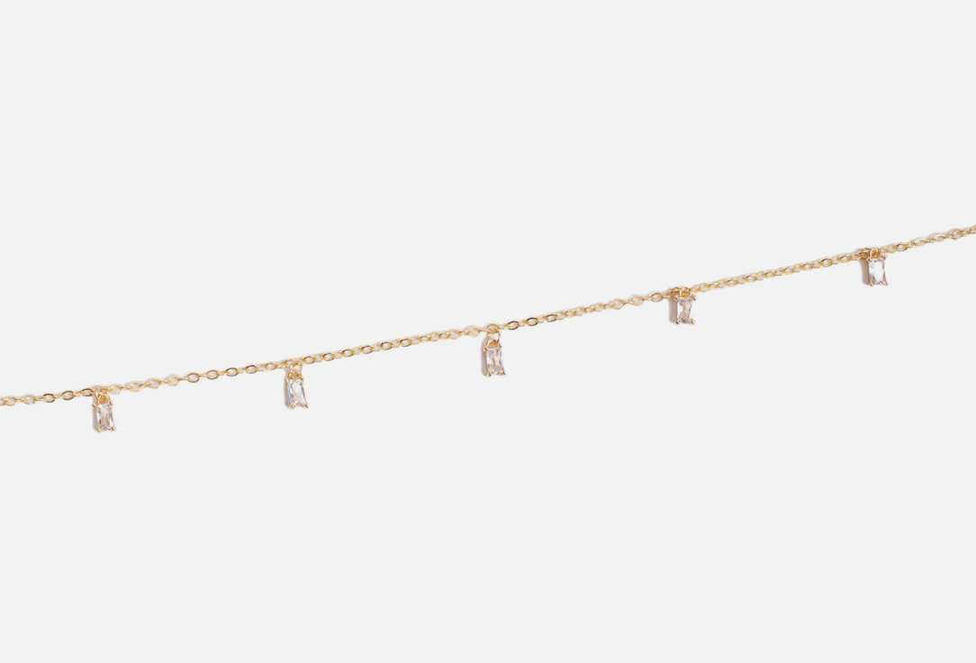 Изображение товара Колье цепь Veruschka с фианитами в золоте