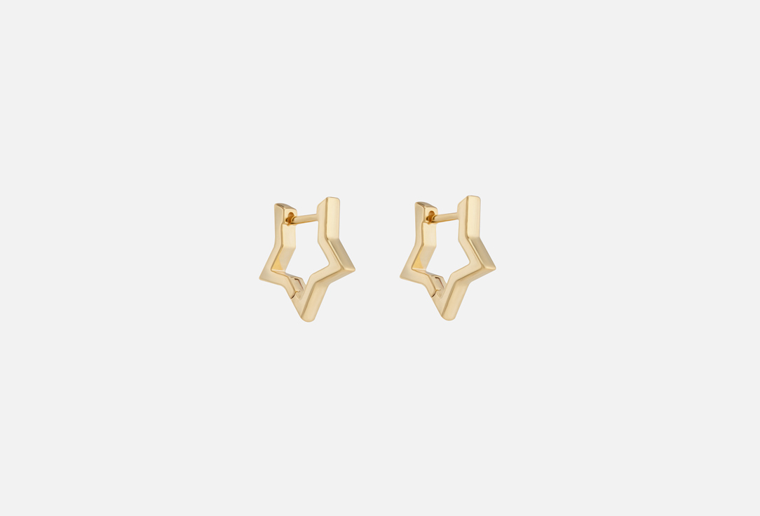 Изображение товара Серьги Forat Brand Star-shaped earrings, gold color