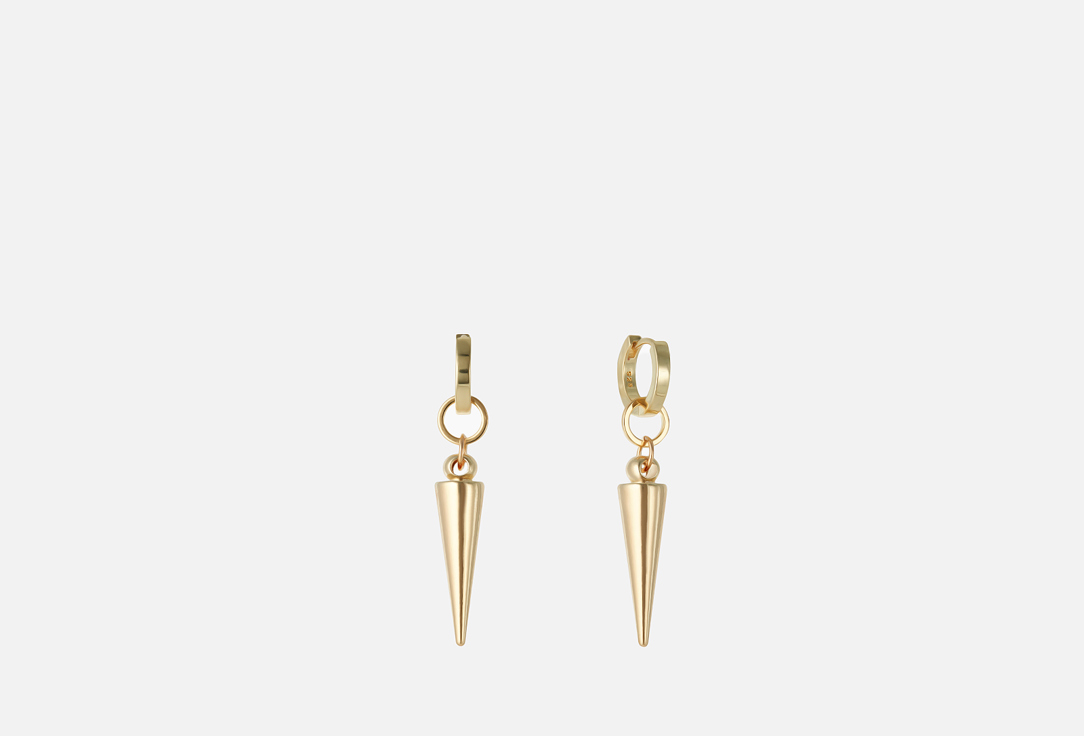 Изображение товара Серьги Forat Brand Earrings with pendants spikes gold color