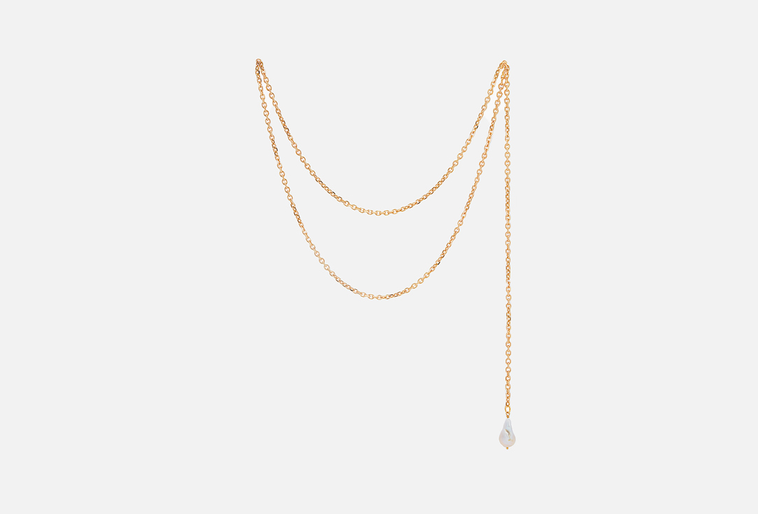 

Цепь-пояс VERUSCHKA, С подвеской в виде барочной жемчужины 1 шт