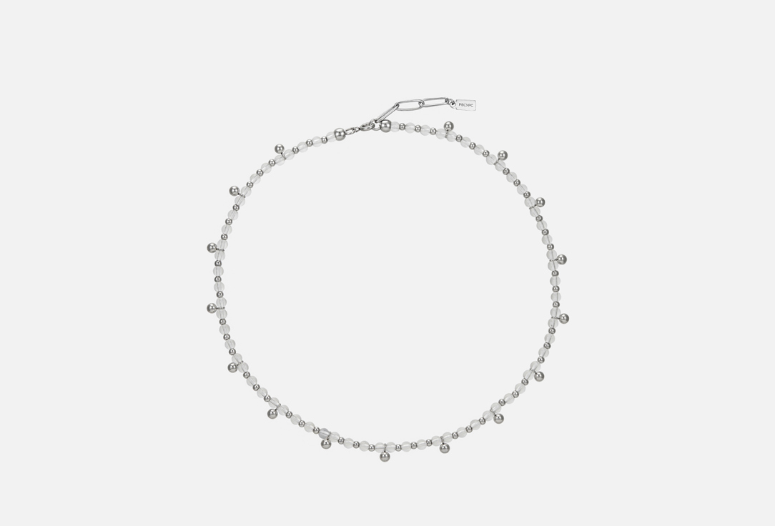 Изображение товара ЧОКЕР Ресурс ИЗ СТЕКЛЯННЫХ БУСИН СО СТАЛЬНЫМИ ШАРАМИ