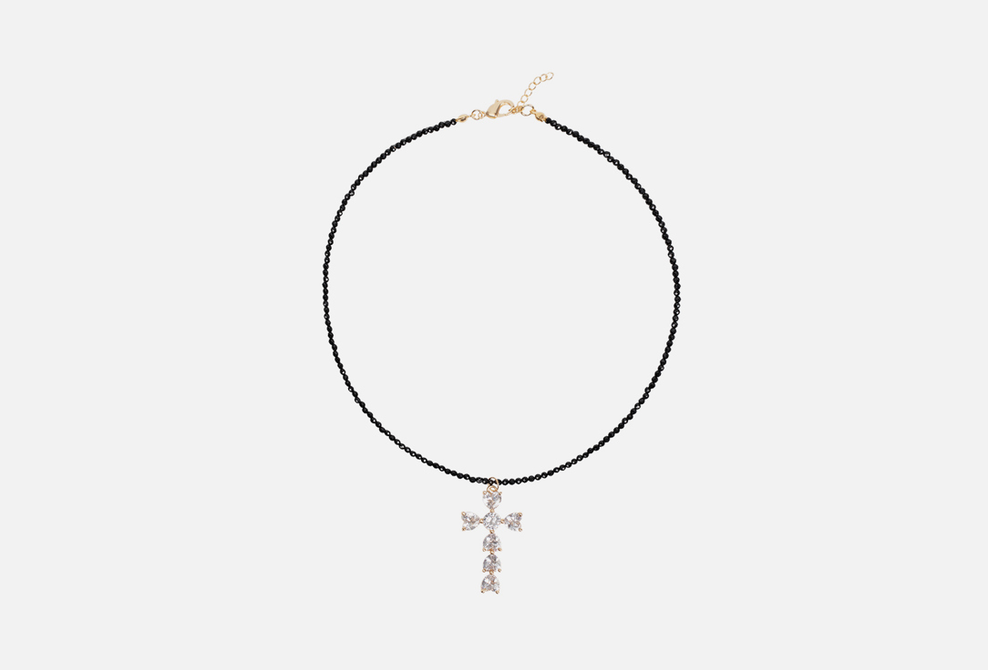 Изображение товара Чокер из шпинели Veruschka с подвеской крест в золоте