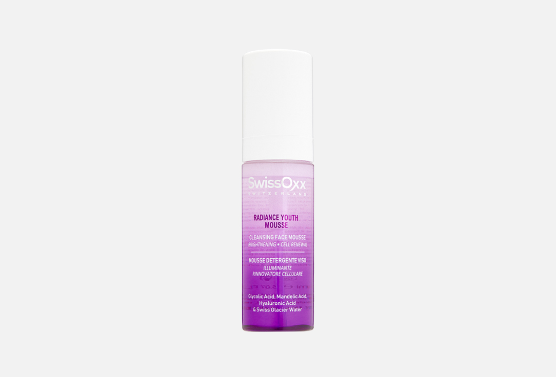 SwissOxx Очищающая пенка-мусс для сияния кожи Radiance youth mousse