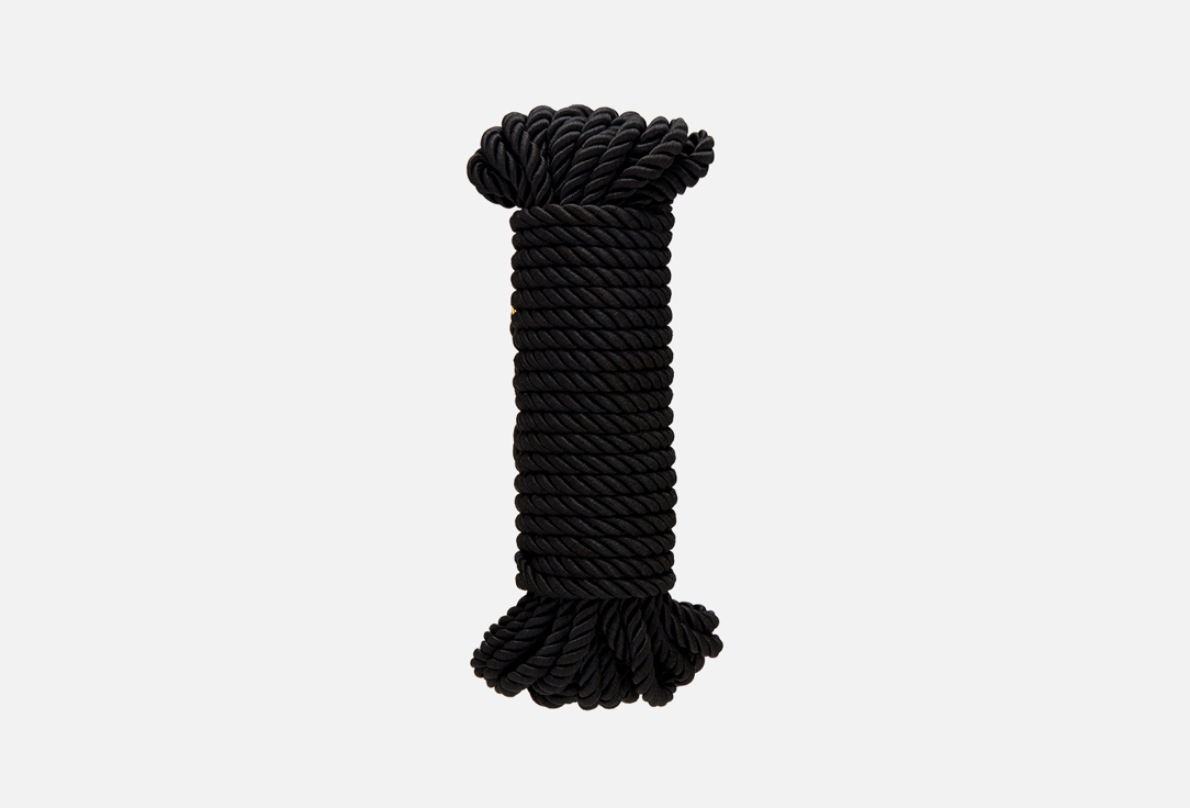 Изображение товара Бондажная веревка UPKO Restraints черная 10 м для шибари и BDSM игр